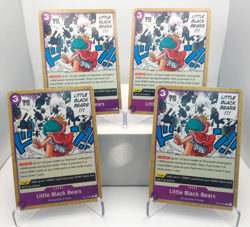 Little Black Bears Playset - OP10-080 x4 - Royal Blood - One Piece TCG - English - Image 1