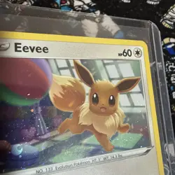 Pokemon TCG Eevee SWSH212 Holo Sword Shield Cosmos Black Star Promo Card - Image 4