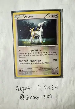 Arceus Promo Card - XY197 - Near Mint! - Image 1
