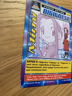 DIGIMON CP-42 Mimi Swedish Promo Card TCG Rare Bandai HP - Image 2