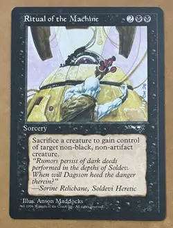 Magic The Gathering MTG Alliances 1996, Ritual of the Machine - Image 1