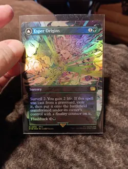 Esper Origins // Summon: Esper Maduin - Foil Extended Art Final Fantasy LP MTG - Image 2
