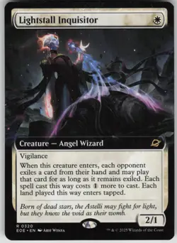 MTG TCG Lightstall Inquisitor (Extended Art) R Edge of Eternities 320 - Image 1