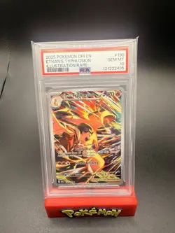Pokemon TCG Ethan's Typhlosion Destined Rivals Illustration Rare 190/182 PSA 10 - Image 1