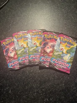 Pokemon TCG: 5 x Fusion Strike Booster Packs | New and Sealed ✅ - Image 1