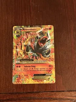 Pokemon TCG M Houndoom EX Ultra Rare Card 22/162 XY Breakthrough - Image 2