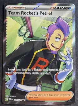 Pokemon Team Rocket's Petrel Ultra Rare SV10: Destined Rivals 226/182 TCG NM - Image 1