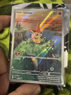 Victini SVP 208 - Illustraion Rare Black Star Promo (Black Bolt) Pokemon - Image 1