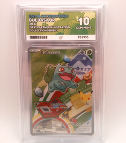 First Partners Illustration Series 1 Sequential Kanto Starters ACE 10 Pokemon - Image 2