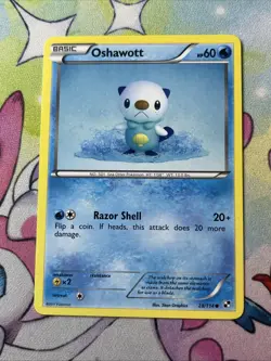 Pokemon TCG Oshawott 28/114 Regular Black & White 2011 VLP - Image 1