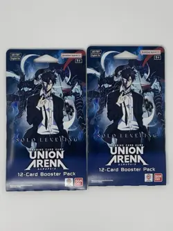 Union Arena Solo Leveling Sleeved Booster Blister Pack x 2 English - Image 1