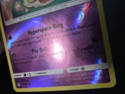 HOOPA REVERSE HOLO POKEMON CARD 54/131 FORBIDDEN LIGHT LP EX+ - Image 2
