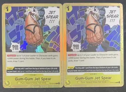 One Piece Card Game The Three Brothers #ST13-018 Gum-Gum Jet Spear X2 English - Image 1