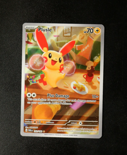 Pokemon Card TCG - Plusle 193/182 - Paradox Rift - Illustration Rare - NM ⭐ - Image 1