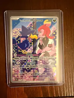 Team Rockets Murkrow Illustration Card 200/182 Destined Rivals Series - Image 1