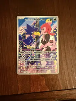 Team Rockets Murkrow Illustration Card 200/182 Destined Rivals Series - Image 2