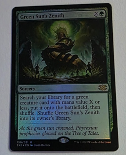 FOIL Double Masters 2022 2X2 Green Sun's Zenith - Image 1