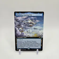 Otawara, Soaring City (Extended Art) Kamigawa: Neon Dynasty Rare NM #503 - Image 1