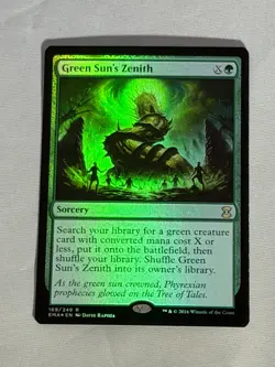 MTG FOIL Green Sun's Zenith Eternal Masters Magic the Gathering - Image 1