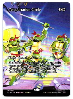 MTG Teleportation Circle (Borderless) Foil M Teenage Mutant Ninja Turtles Source - Image 1