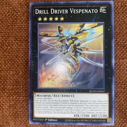 Yugioh! Drill Driver Vespenato - ROTD-EN047 - Common - 1st Edition Near Mint, En - Image 1