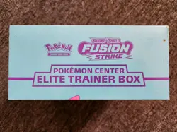 Pokemon Center Fusion Strike Elite Trainer Box ETB Sealed Damaged 820650809941 - Image 5