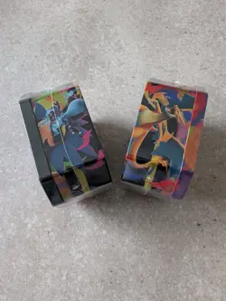 Pokemon TCG Mega Charizard X & Y Mega Evolution Tin Set - 2 Tins -New & Sealed - Image 2