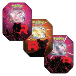Pokemon TCG: Team Rocket Tin Destined Rivals - Set of 3 - brand new sealed - Image 2