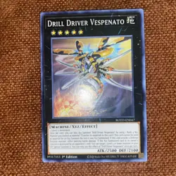Yugioh! Drill Driver Vespenato - ROTD-EN047 - Common - 1st Edition Near Mint, En - Image 1