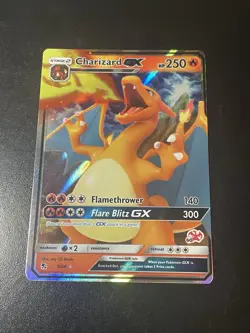 Charizard GX Ultra Rare Full Art Holo 9/68 Hidden Fates 250 HP Pokemon TCG - Image 1