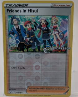 Pokemon TCG Friends In Hisui Professor Program Promo TOP 8 130/159 - Image 1