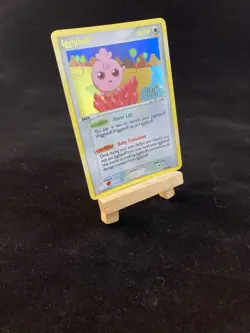 Pokemon TCG Igglybuff EX Crystal Guardians 21/100 Rare With Rare Stamp - Image 2