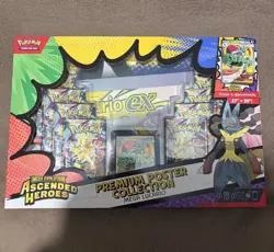 Pokemon TCG: Ascended Heroes Premium Poster Collection: Mega Lucario - SEALED - Image 1