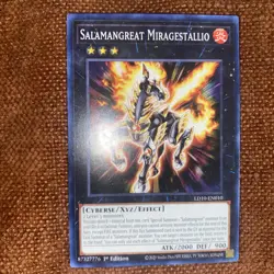 Yu-Gi-Oh Salamangreat Miragestallio LD10-EN010 Soulburning Volcano Yugioh - Image 1