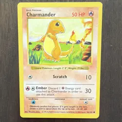 Pokemon Charmander 046/102 Base Set (Shadowless) Regular Basic Common 50HP - Image 1