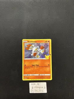 Pokemon McDonalds 25th Anniversary - Scorbunny - 16/25 - Holo Rare - M/NM - Image 2