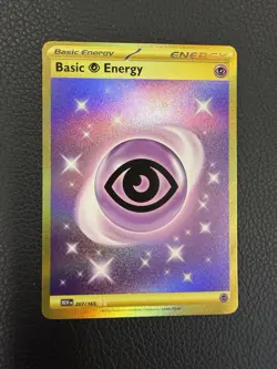 Pokemon TCG Psychic Energy Scarlet & Violet Basic Card 207/165 Gold - Image 1