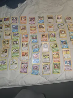 Pokemon Lot Of 300+ NO HOLOS !! HEAVY PLAYED, READ DESCRIPTION, See Pics!! - Image 2