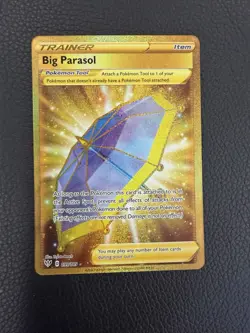 Big Parasol 199/189 - Gold Secret Rare - Pokemon Darkness Ablaze - NM - Holo - Image 1