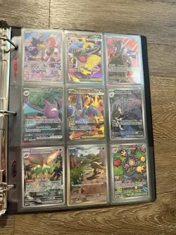 Pokemon Card Collection With Gold Charizard X EX - Image 1