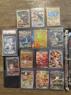 Pokemon Card Collection With Gold Charizard X EX - Image 4