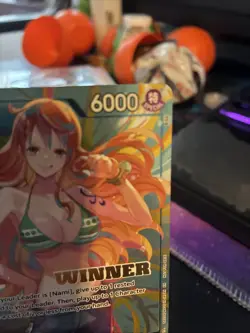 One Piece Card Game Nami Winner P-112 Heroines Battle Promo ENGLISH - Image 3