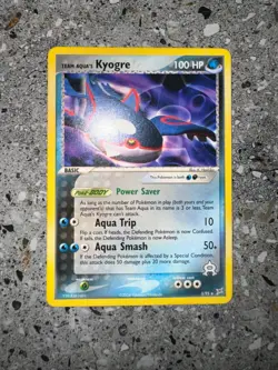 Pokemon TCG Cards Team Aqua's Kyogre 3/95 Team Magma vs Aqua Non-Holo Rare - Image 3