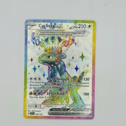 Pokemon TCG Cyclizar EX Sv08: Surging Sparks Holo Ultra Rare Card 228/191 - Image 1