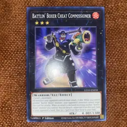 Yu-Gi-Oh Battlin' Boxer Cheat Commissioner LD10-EN058 Soulburning Volcano Yugioh - Image 1