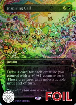 Inspiring Call (Confetti Foil) - Secret Lair Furby - 2328 - NM Foil - Image 1