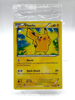 MINT SEALED Pikachu Cosmos Holo 42/146 XY Base Set Lego Movie Promo Pokemon Card - Image 1