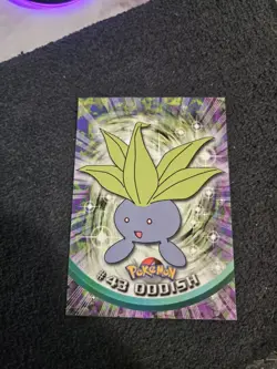 Pokemon - Topps - #43 Oddish - Black Logo - LP - Image 1