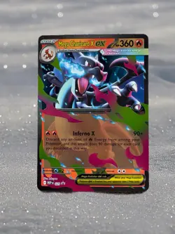 Pokemon Mega Charizard X EX Promo MEP 029 360HP Holo EN… - Image 1