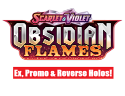 Pokemon Obsidian Flames Ex, Promo & Reverse Holo - NM/MINT! - Ships FAST! - Image 1